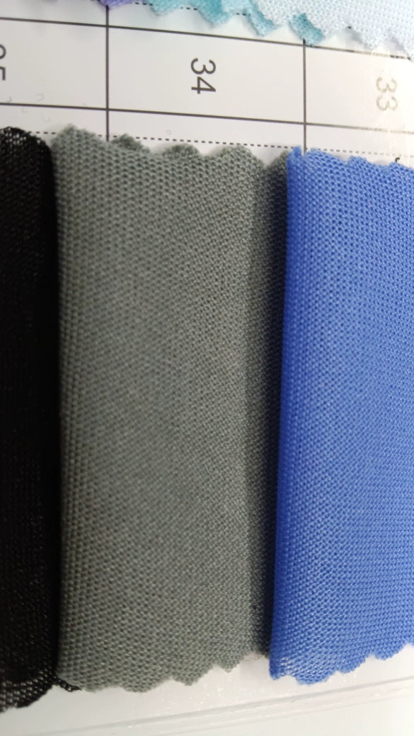 3905 Tejido elástico de verano, tejido fino de punto, forro de falda, tejido de imprimación absorbente de sudor, tejido de punto de una sola cara de alta elasticidad 8031