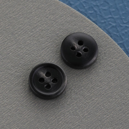 3353★  Shirt buttons white round clothes buttons resin matte shirt buttons men's and women's shirts pattern small buttons