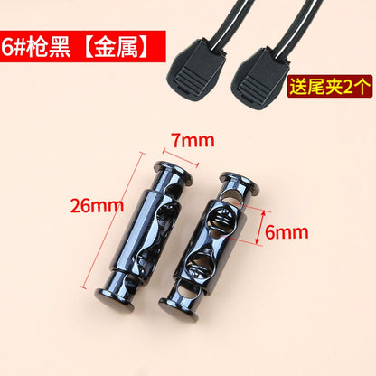 3535★ Botón de hebilla de resorte de metal para pantalones, hebilla de ajuste de banda elástica, cuerda de tope, botón de nariz de cerdo, botón de cierre de pie para pantalones de suéter