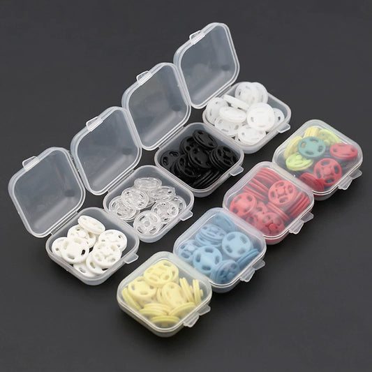 3484★ Botón oculto de plástico invisible transparente para madre e hijo, camisa con botones antiluz, cárdigan, ropa de bebé, botón a presión