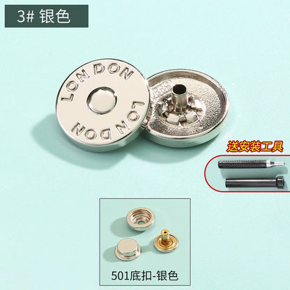 3410★ Boutons pression haut de gamme sans couture pour vêtements pour femmes, boutons mère et enfant, boutons quatre en un, boutons de doudoune, boutons boutons, boutons cachés invisibles.