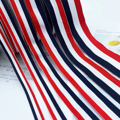 3887 Punto 1-4 cm, cintas a juego en colores rojo, blanco, azul marino y azul, tiras de ribete, tiras de presión de bordes, tiras laterales, joyería, accesorios textiles para el hogar