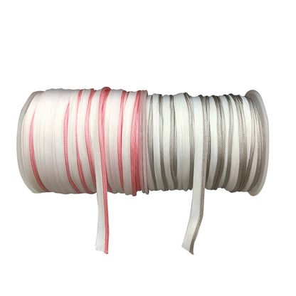 Cinta adhesiva de seda brillante de 1 cm, 41 colores, con borde incrustado, para decoración de hogar, textiles, accesorios de ropa, 3847