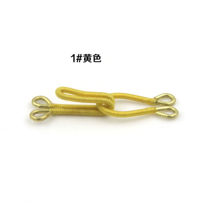 3513★ Accesorios de ropa, par de ganchos para abrigos, tela revestida de latón, botón de estilo, botón de gancho oscuro, botón de gancho manual, botón de ajuste invisible