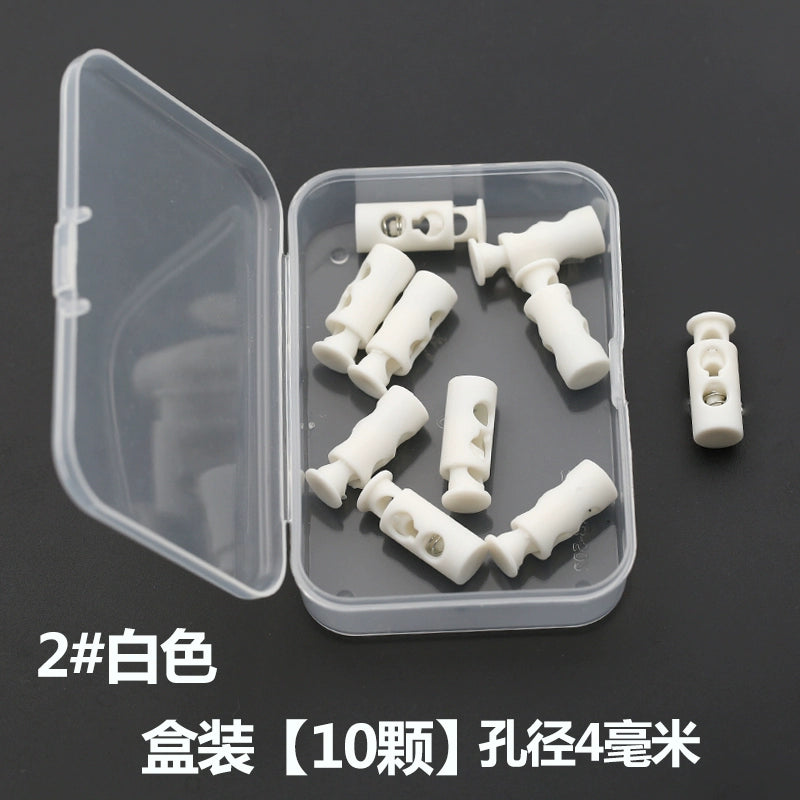 3534★ Nueva hebilla de ajuste de campana colgante de plástico, hebilla de resorte, hebilla de ajuste elástico, hebilla de cuerda, hebilla de cuerda pasante, hebilla de nariz de cerdo, chaqueta de plumas