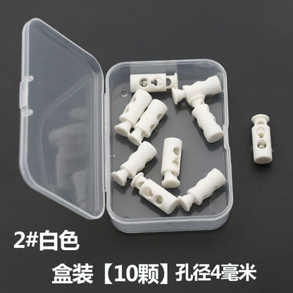 3534★ Nueva hebilla de ajuste de campana colgante de plástico, hebilla de resorte, hebilla de ajuste elástico, hebilla de cuerda, hebilla de cuerda pasante, hebilla de nariz de cerdo, chaqueta de plumas