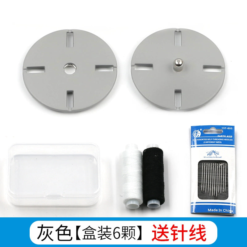 3474★ Botones finos ocultos de metal Botones pequeños de abrigo de visón de lana de cachemira para mujer Botones Botones invisibles de alta calidad Botones madre