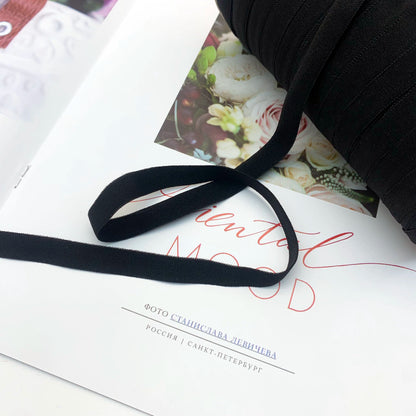 3882 52 colores punto 1cm cinta elástica color espalda cuello tira de presión escote correa borde lateral tira de presión accesorios de ropa