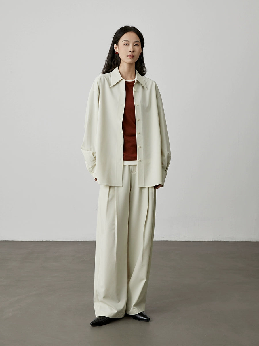 [Otoño significativo] CAREMIND Camiseta de manga larga con dos botones en contraste de color amarillo mostaza para mujer Camisa ajustada con dobladillo 