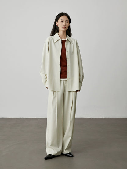 [Otoño significativo] CAREMIND Camiseta de manga larga con dos botones en contraste de color amarillo mostaza para mujer Camisa ajustada con dobladillo 