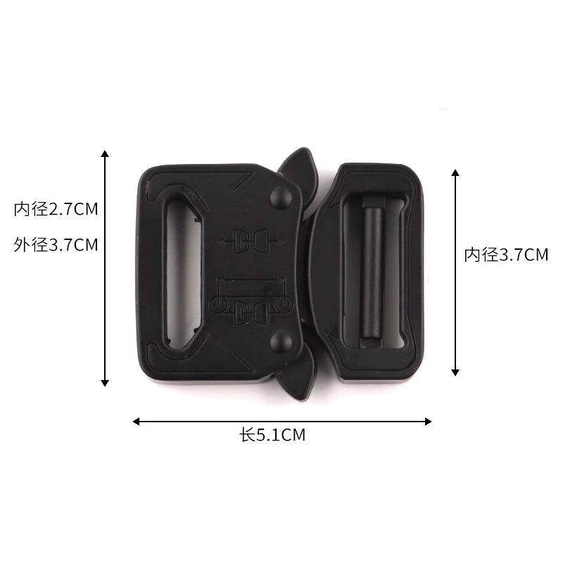 3520★ Hebilla de metal hebilla mochila multifuncional hebilla de tensión de liberación rápida cinturón táctico de seguridad botón accesorios