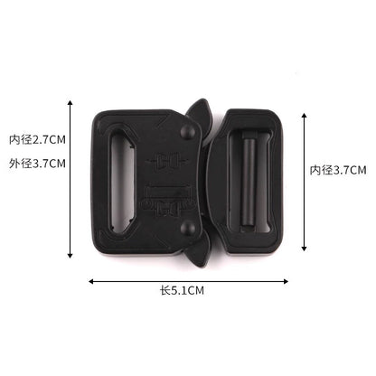 3520★ Hebilla de metal hebilla mochila multifuncional hebilla de tensión de liberación rápida cinturón táctico de seguridad botón accesorios