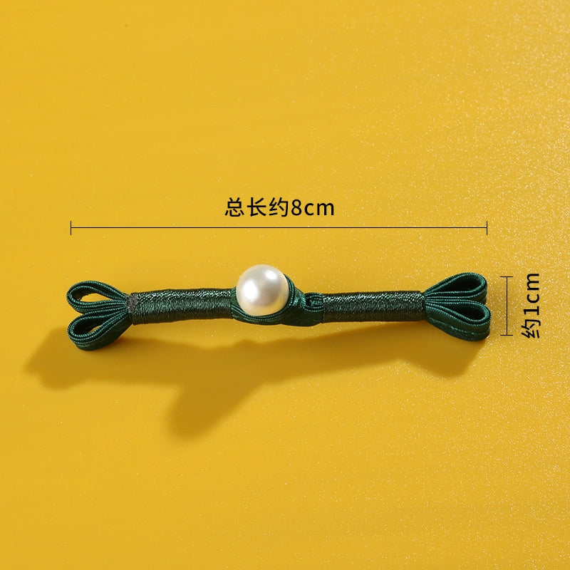 3498★ Botones de cheongsam Botones de estilo chino Hanfu estilo Tang Accesorios de ropa antiguos Botones superiores estilo retro Botones de disco de una palabra