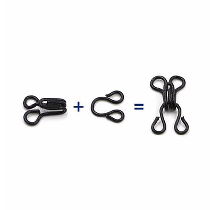 3510★ Botón de viento, botón oculto invisible en la ropa, gancho en pantalones, gancho para ropa interior, camisa, pantalones anti-luz, gancho de metal