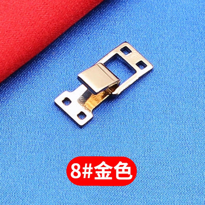 3509★ Botones de visón de metal, ganchos de hebilla, hebillas ocultas, hebillas colgantes, hebillas de cuello de estilo, botones de ropa de abrigo de piel de alta gama