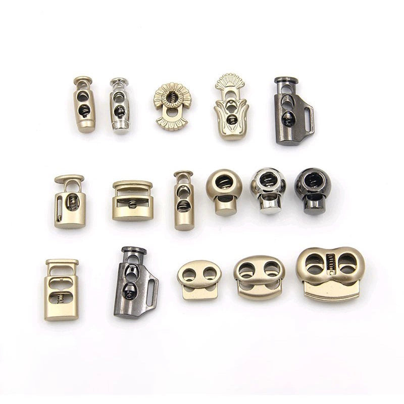 3542★ Hebilla de ajuste de campana de metal, hebilla de resorte de contracción de carga de suéter, hebilla de ajuste elástico, hebilla de cuerda, hebilla de cuerda, hebilla de nariz de cerdo