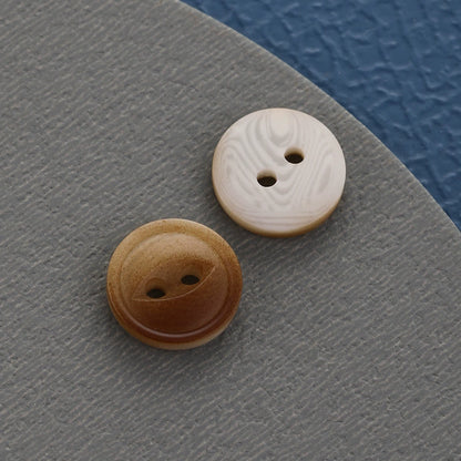 3353★  Shirt buttons white round clothes buttons resin matte shirt buttons men's and women's shirts pattern small buttons