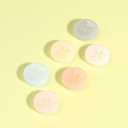 3332★  Four-eye round clothes decorative buttons men's and women's shirts cardigan shirt jacket top cuff buttons fashion buttons