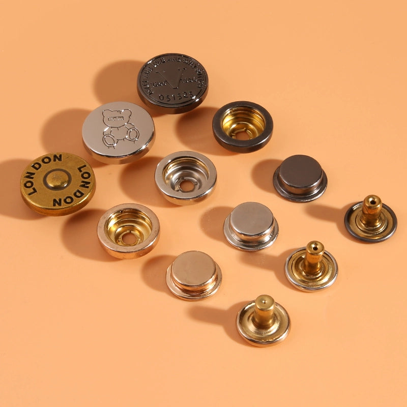 3410★ Boutons pression haut de gamme sans couture pour vêtements pour femmes, boutons mère et enfant, boutons quatre en un, boutons de doudoune, boutons boutons, boutons cachés invisibles.