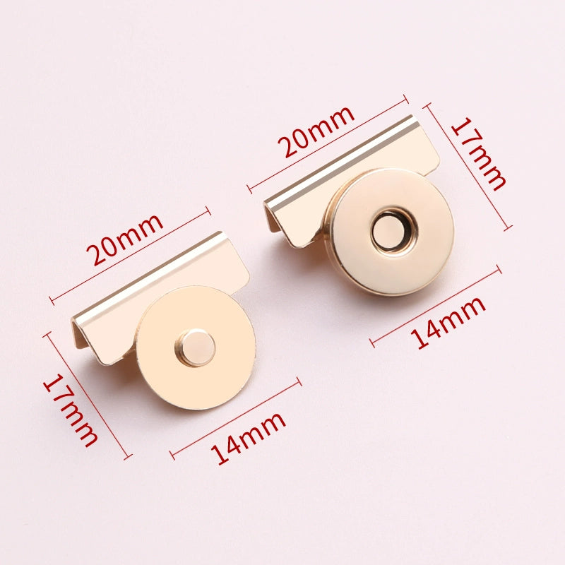 3408★  bag sealing artifact bag fixing buckle strong magnet buckle canvas bag handbag snap buckle seam-free hidden buckle magnetic suction buckle