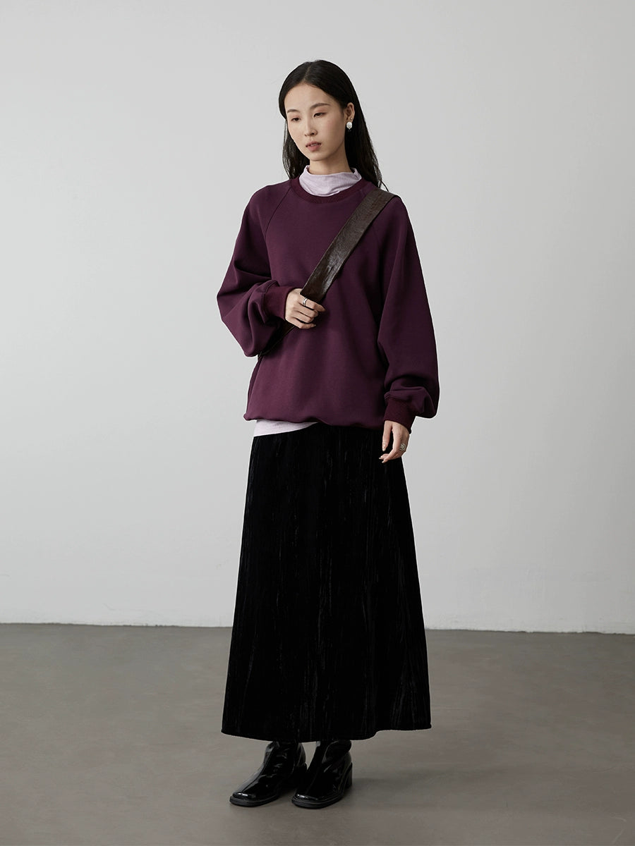 [Selección de corazón cómodo] Camisa clásica de cuatro colores con parte inferior de tencel fino de CAREMIND, top apilado de cuello semialto y corte entallado 