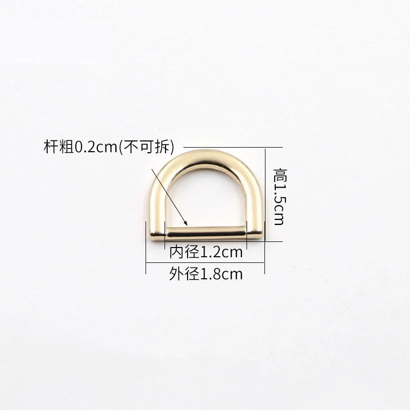 3518★ Botones para bolsos de mujer, accesorios para bolsos, tornillos, herrajes, hebillas metálicas DIY, tornillos, botones D, botones de ajuste, botones de herradura