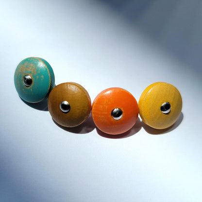 3342★  Natural wood bamboo button wood button button shirt cardigan decorative fashion men's and women's hair handmade DIY clothes buttons