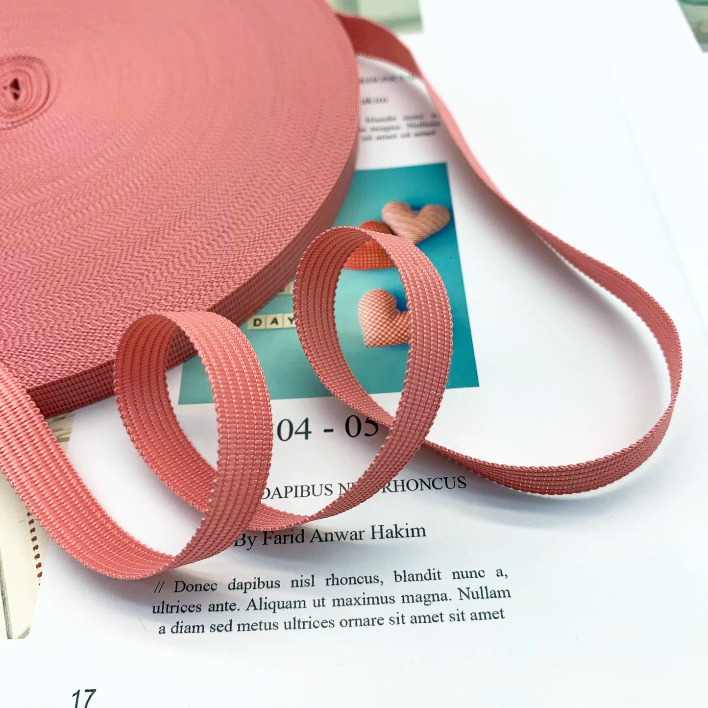 3883  Spot 30 colors 1cm non-elastic horse strap color back collar pressure strip webbing neckline strap side strip clothing accessories