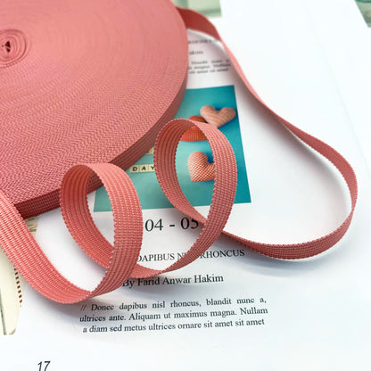 3883  Spot 30 colors 1cm non-elastic horse strap color back collar pressure strip webbing neckline strap side strip clothing accessories