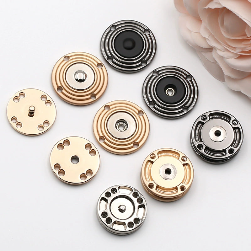 3476★ Abrigo con botón oculto y botón a presión redondo para mujer, gabardina con botones de lana de visón y cachemira, botones de lana para niño y madre