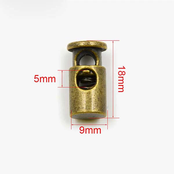 3547★ Hebilla de resorte de metal para chaqueta, cuerda elástica, hebilla de ajuste de banda elástica, hebilla de nariz de cerdo, hebilla de cuerda fija, hebilla de ajuste, botón de cordón