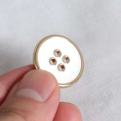 3335★  Metal button round top button high-end blazer trench coat cardigan shirt Nizi sweater shirt button