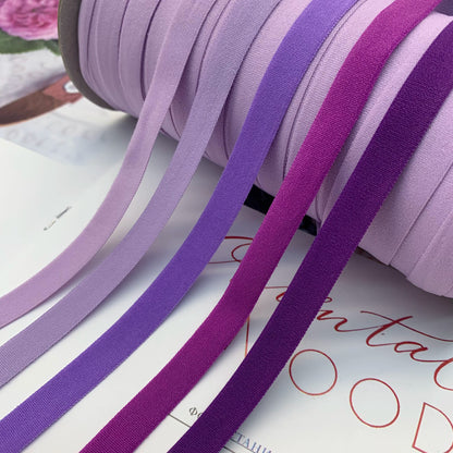 3882 52 colores punto 1cm cinta elástica color espalda cuello tira de presión escote correa borde lateral tira de presión accesorios de ropa