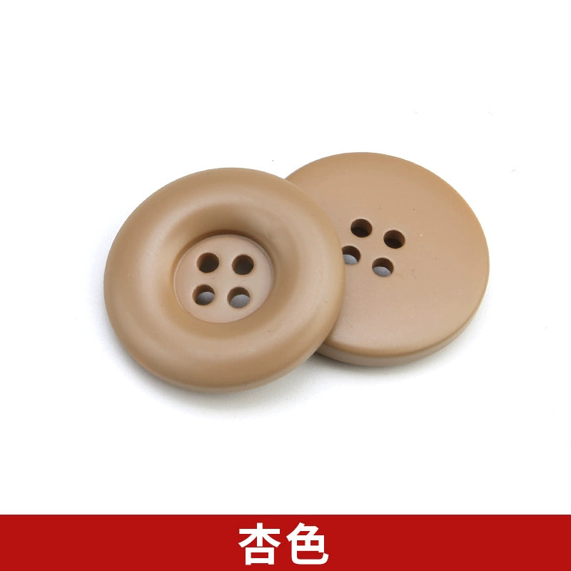 3312★  High-end exquisite resin buttons fashion woolen coat coat trench coat four-eye buttons clothes west decorative buttons