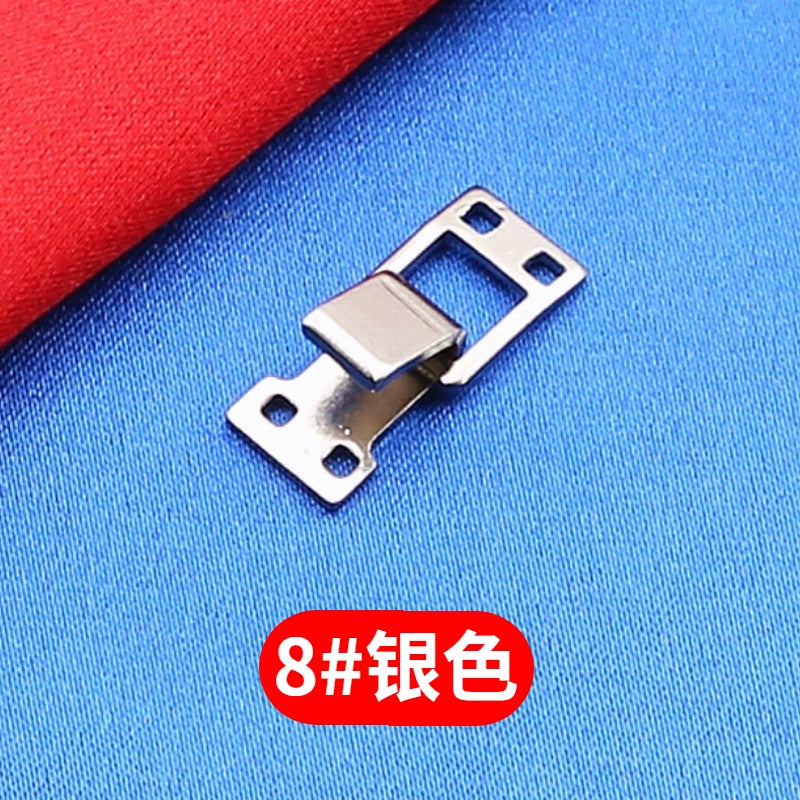 3509★ Botones de visón de metal, ganchos de hebilla, hebillas ocultas, hebillas colgantes, hebillas de cuello de estilo, botones de ropa de abrigo de piel de alta gama