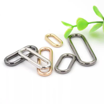 3519★ Hebilla de cinturón de metal con botón dorado ovalado para gabardina de mujer, botón de abrigo, botón de ajuste para bolso de zapato