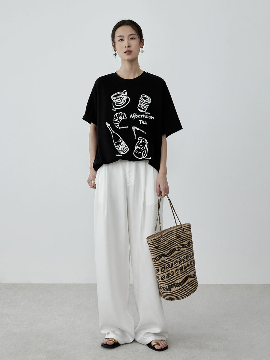 CAREMIND pantalones vaqueros Tencel de color claro para mujer otoño 2024 pantalones anchos de cintura alta para viajeros nuevos 