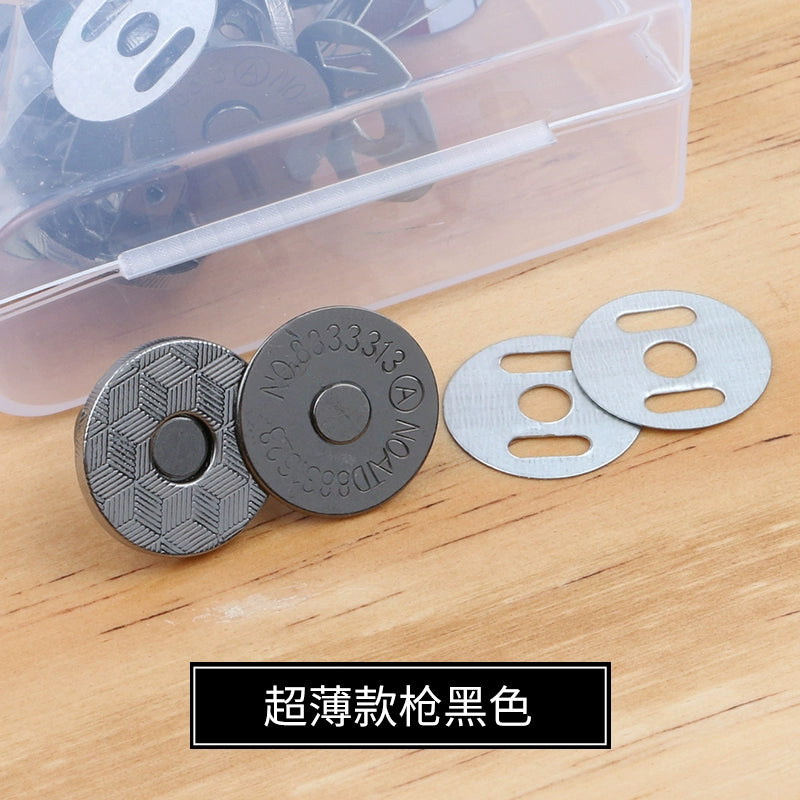 3473★ Hebilla magnética de metal Hebilla magnética Bolso con botón magnético fuerte sin costuras Hebilla de succión Abrigo Botón oculto Accesorios de billetera