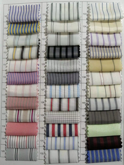 3897 Forro de manga de tela a rayas de color, forro de tela estampada con patrón oscuro para puños de traje