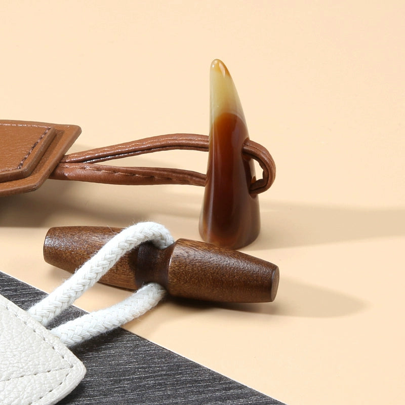 3279★  Coat horn buttons woolen cashmere jacket trench coat buttons to buttons men's and children's sweaters high-end wooden buttons