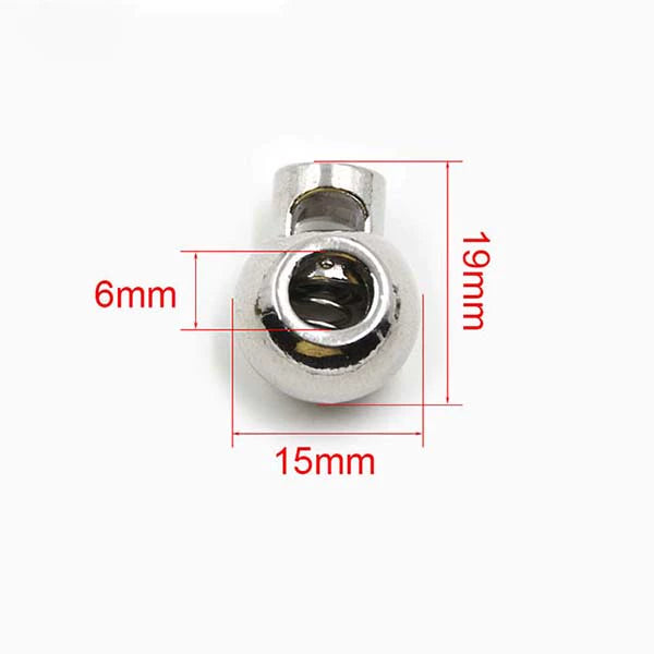 3547★ Hebilla de resorte de metal para chaqueta, cuerda elástica, hebilla de ajuste de banda elástica, hebilla de nariz de cerdo, hebilla de cuerda fija, hebilla de ajuste, botón de cordón