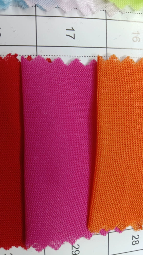 3905 Tejido elástico de verano, tejido fino de punto, forro de falda, tejido de imprimación absorbente de sudor, tejido de punto de una sola cara de alta elasticidad 8031