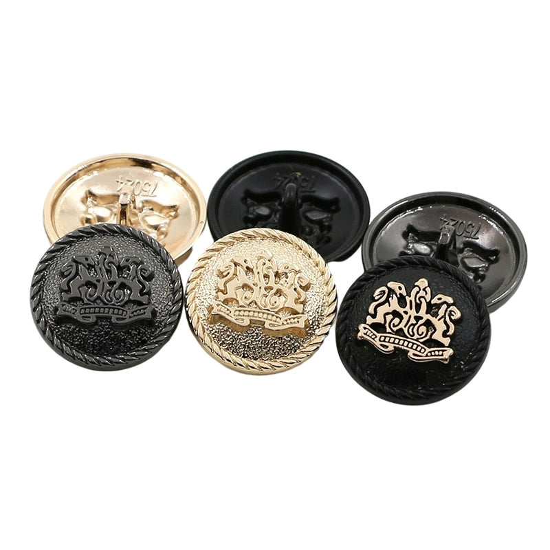3346★  Versatile metal button shirt buttons clothing clothes tops blazers trench coats men's and women's pants buttons gold
