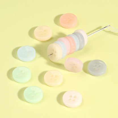 3332★  Four-eye round clothes decorative buttons men's and women's shirts cardigan shirt jacket top cuff buttons fashion buttons