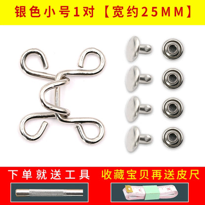 3508★ Los botones de jeans son extraíbles y la cintura es ajustable, cambia el tamaño de la cintura, hebilla sin clavos, botón oculto sin costuras, botón de cintura.