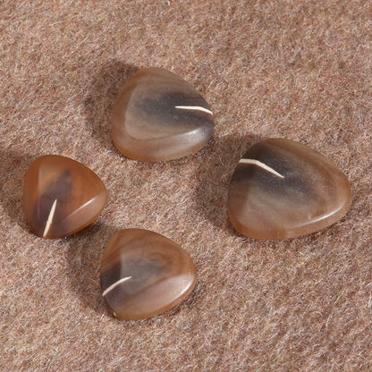 3268★  Triangular resin button versatile clothes special-shaped trench coat coat decorative button children's sweater cardigan button