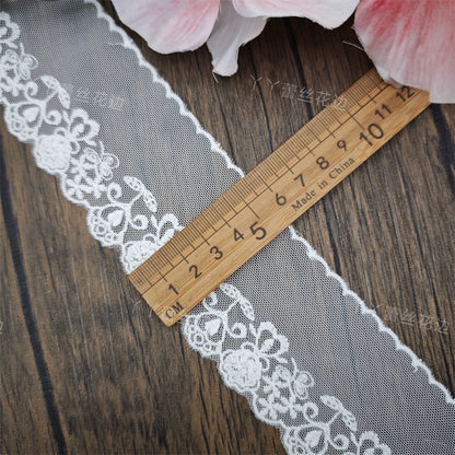 3822 Fil de coton en maille de haute qualité, broderie, ourlet, fleur, vêtements exquis, dentelle, bijoux de bricolage, matériel d'épissure de mariage