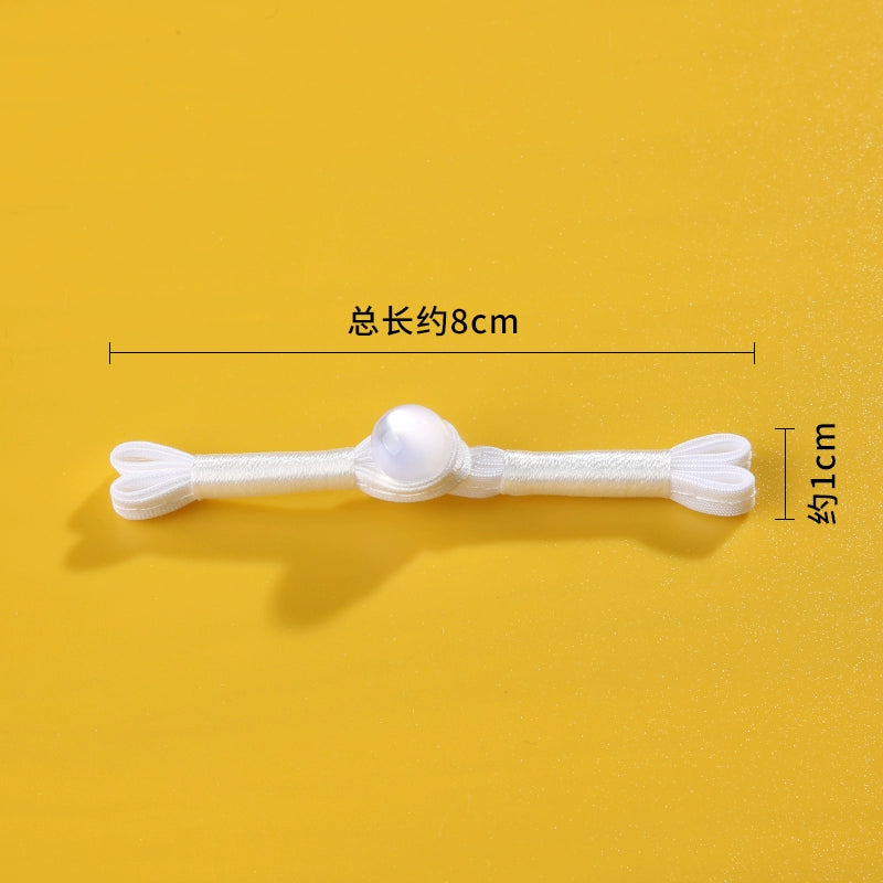 3498★ Botones de cheongsam Botones de estilo chino Hanfu estilo Tang Accesorios de ropa antiguos Botones superiores estilo retro Botones de disco de una palabra