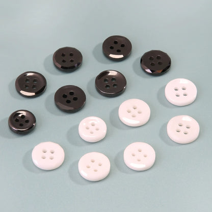 3382★  Round four-eye ceramic button men's and women's shirts knitted sweaters high-end small buttons children's clothes button versatile accessories