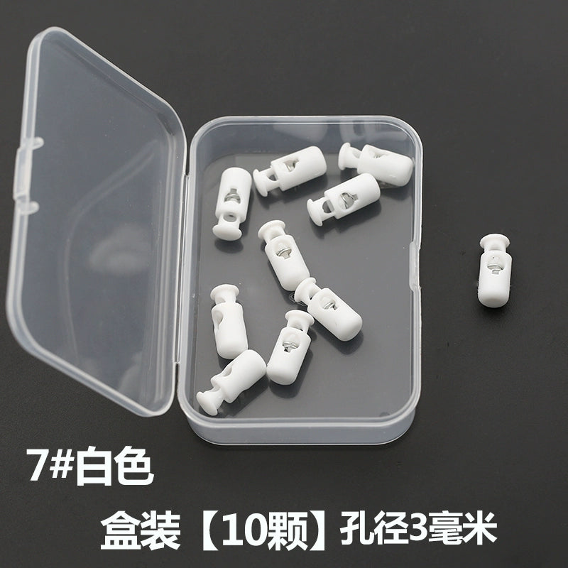 3534★ Nueva hebilla de ajuste de campana colgante de plástico, hebilla de resorte, hebilla de ajuste elástico, hebilla de cuerda, hebilla de cuerda pasante, hebilla de nariz de cerdo, chaqueta de plumas